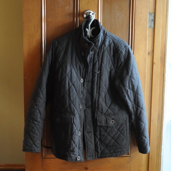 Daniel Hechter Other - Grey Mens Quilted Winter Jacket Coat